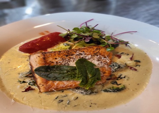 Cream Salmon Steak