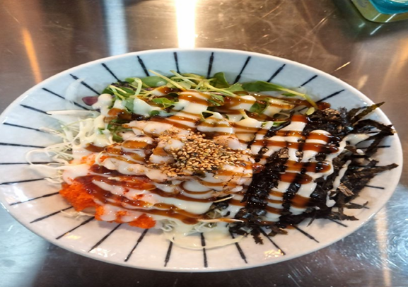 Cream‑Mayo Torched Salmon Bibimbap