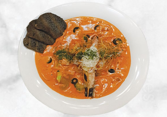 Pink Rosé Pasta w/ Salmon