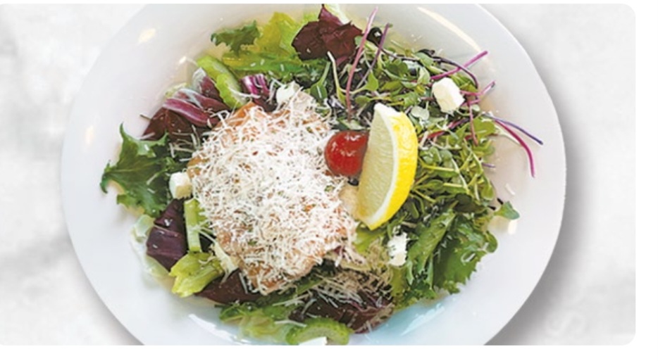 Fresh Salmon Salad w/ Yuja sauce