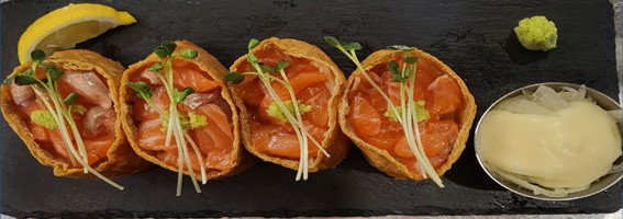 Salmon Inari Sushi